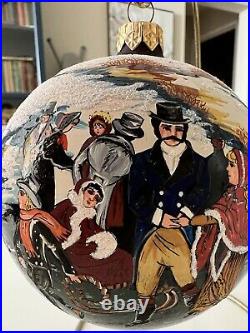 Handmade Ukrainian Sparkling Glass Ball Christmas Ornament 6 Of 200