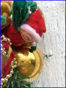 Handmade Vintage Christmas Ornament Wreath Custom Holiday Glass Blow Mold 17
