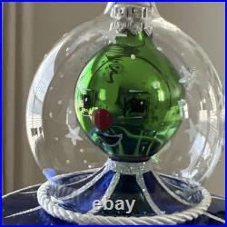 HeARTfully Yours Nanostar Glass Ornament Item #60498 Radko
