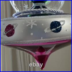 HeARTfully Yours Nanostar Glass Ornament Item #60498 Radko