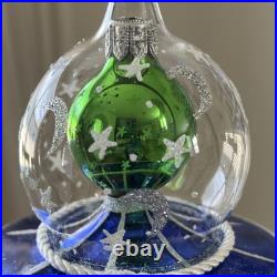 HeARTfully Yours Nanostar Glass Ornament Item #60498 Radko
