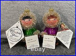 Heartfully Yours IT'S A SMALL WORLD Christopher Radko 5.5 2023 Glass Ornaments