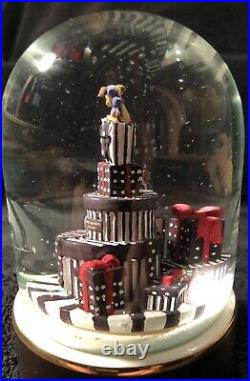 Henri Bendel Puppy Love Snow Globe Christmas Gifts NYC Rare NWT