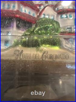 Hotel Del Coronado Annual Collectors Glass Christmas Ornament
