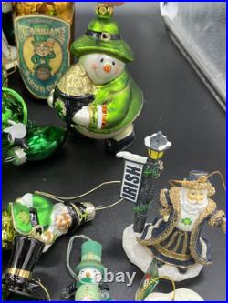 Huge Irish Christmas Ornament Lot Qty 50+ Kurt Adler, Old World Christmas & More