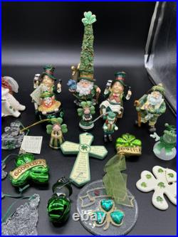 Huge Irish Christmas Ornament Lot Qty 50+ Kurt Adler, Old World Christmas & More