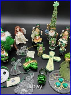 Huge Irish Christmas Ornament Lot Qty 50+ Kurt Adler, Old World Christmas & More