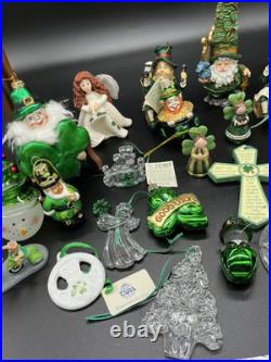 Huge Irish Christmas Ornament Lot Qty 50+ Kurt Adler, Old World Christmas & More