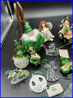 Huge Irish Christmas Ornament Lot Qty 50+ Kurt Adler, Old World Christmas & More