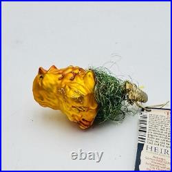 Inge Glas Blown Glass Christmas Ornament Bird Family Affair Germany Clip On VTG Inge Glas Blown Glass Christmas Ornament Bird Family Affair Germany Clip On VTG