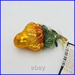 Inge Glas Blown Glass Christmas Ornament Bird Family Affair Germany Clip On VTG Inge Glas Blown Glass Christmas Ornament Bird Family Affair Germany Clip On VTG