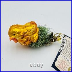 Inge Glas Blown Glass Christmas Ornament Bird Family Affair Germany Clip On VTG Inge Glas Blown Glass Christmas Ornament Bird Family Affair Germany Clip On VTG