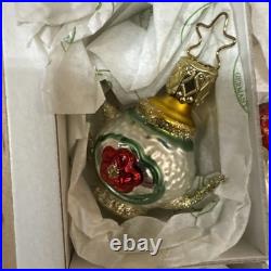 Inge-Glas Christmas Ornaments Miniatures The Bridal Collection Set of 12 Germany