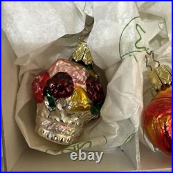 Inge-Glas Christmas Ornaments Miniatures The Bridal Collection Set of 12 Germany