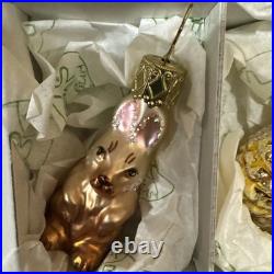 Inge-Glas Christmas Ornaments Miniatures The Bridal Collection Set of 12 Germany