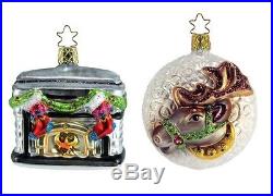 Inge Glas Twas the Night Before Christmas German Glass Ornament Set of 10