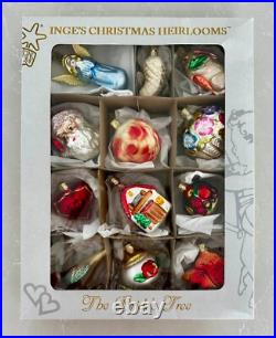 Inge's Vintage Bride's Tree Collection Germany Glass Christmas Ornaments