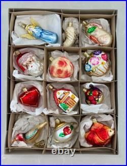 Inge's Vintage Bride's Tree Collection Germany Glass Christmas Ornaments