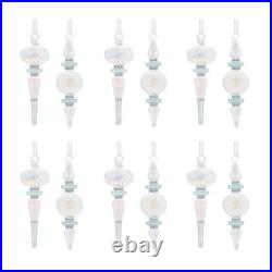 Iridescent Finial Drop Ornament (Set of 12)