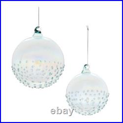 Iridescent Glass Ball Ornament (Set of 12)