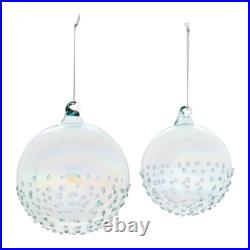 Iridescent Glass Ball Ornament (Set of 12)