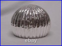 Italy 3D Diorama Jumbo Glass Baby Jesus Mary Antique Christmas Ornament 1950's