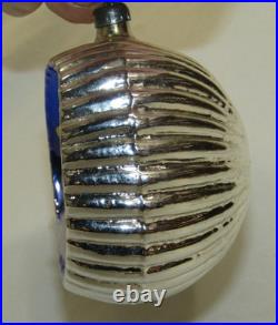 Italy 3D Diorama Jumbo Glass Baby Jesus Mary Antique Christmas Ornament 1950's