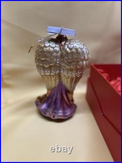 Jay Strongwater Angel Ornament Rare Purple With Crystals Vintage Excellent
