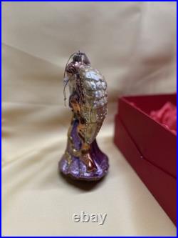 Jay Strongwater Angel Ornament Rare Purple With Crystals Vintage Excellent