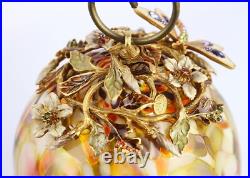 Jay Strongwater Christmas Ornament Ball Large Winter Dragonfly New USA No Box #5 Jay Strongwater Christmas Ornament Ball Large Winter Dragonfly New USA No Box #5