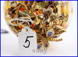 Jay Strongwater Christmas Ornament Ball Large Winter Dragonfly New USA No Box #5 Jay Strongwater Christmas Ornament Ball Large Winter Dragonfly New USA No Box #5