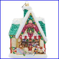 Jay Strongwater Christmas Toy Shop Glass Ornament SDH20074-250