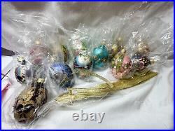 Joan Rivers 2009 Set/ 12 Mini Russian Inspired Egg Ornaments Never Used QVC