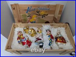 Kurt Adler Alice in Wonderland Polonaise Ornament Collection Limited Ed. Komozia