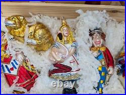 Kurt Adler Alice in Wonderland Polonaise Ornament Collection Limited Ed. Komozia