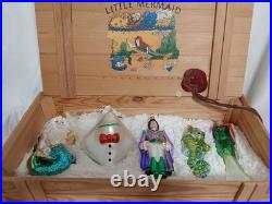 Kurt Adler Christmas Little Mermaid Ornaments 5Pc in Crate Komozja Poland Great
