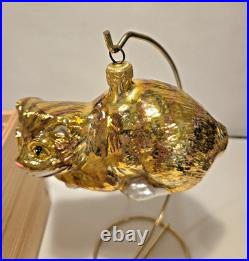 Kurt Adler Polonaise Alice in Wonderland 5 Piece Glass Christmas Ornament Set