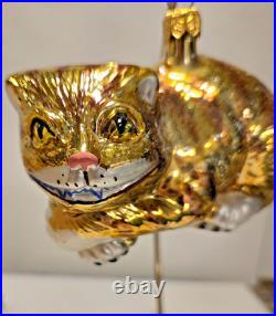 Kurt Adler Polonaise Alice in Wonderland 5 Piece Glass Christmas Ornament Set