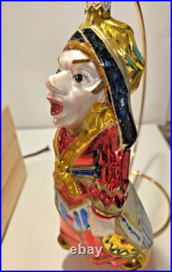 Kurt Adler Polonaise Alice in Wonderland 5 Piece Glass Christmas Ornament Set