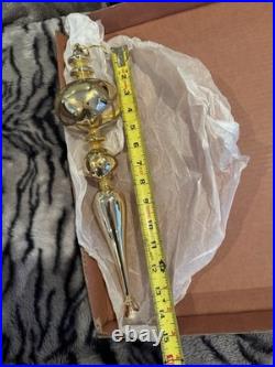 Kurt Adler Polonaise Glass Christmas Ornaments Vintage Just Married Box Set