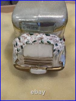 Kurt Adler Polonaise Glass Christmas Ornaments Vintage Just Married Box Set