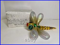 Kurt S Adler Polonaise Komozja Glass Christmas Ornament Dragonfly 1 AP 883