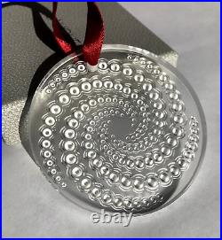 LALIQUE Crystal Christmas Ornament 2012 Etoile Filante Shooting Star Clear NIB