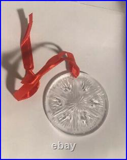 LALIQUE FRANCE CHRISTMAS ORNAMENT Assembled Group Of 6 Perfect Conditions