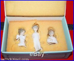 LLADRO Miniangelitos (Mini Angels) Christmas Ornament Box Set