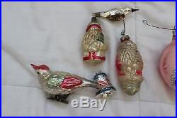 Lot Of 60 Vintage / Antique Glass Christmas Ornaments Shiny Brite USA W. Germany