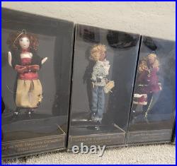 Ladies With Elegance Collection Glass Ornament NIBLOT OF 5! L@@K