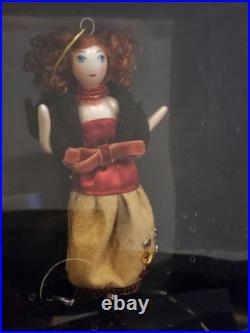 Ladies With Elegance Collection Glass Ornament NIBLOT OF 5! L@@K