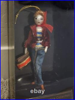 Ladies With Elegance Collection Glass Ornament NIBLOT OF 5! L@@K