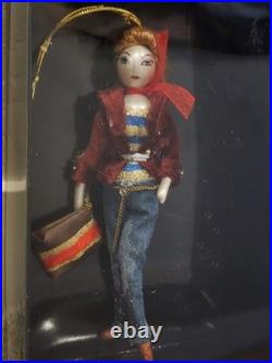 Ladies With Elegance Collection Glass Ornament NIBLOT OF 5! L@@K